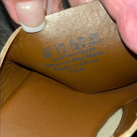 Franco Sarto Womens Pebbled/Metallic Gem Leather Slip On Slide Sandals - Size 8 - Picture 2 of 9